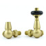 T-TRV-020-CR-BB-ALT00 - Flatford Traditional TRV Corner Brushed Brass Thermostatic Radiator Valves With Sleeves T-TRV-020-CR-BB-ALT00 - Flatford Traditional TRV Corner Brushed Brass Thermostatic Radiator Valves With Sleeves
